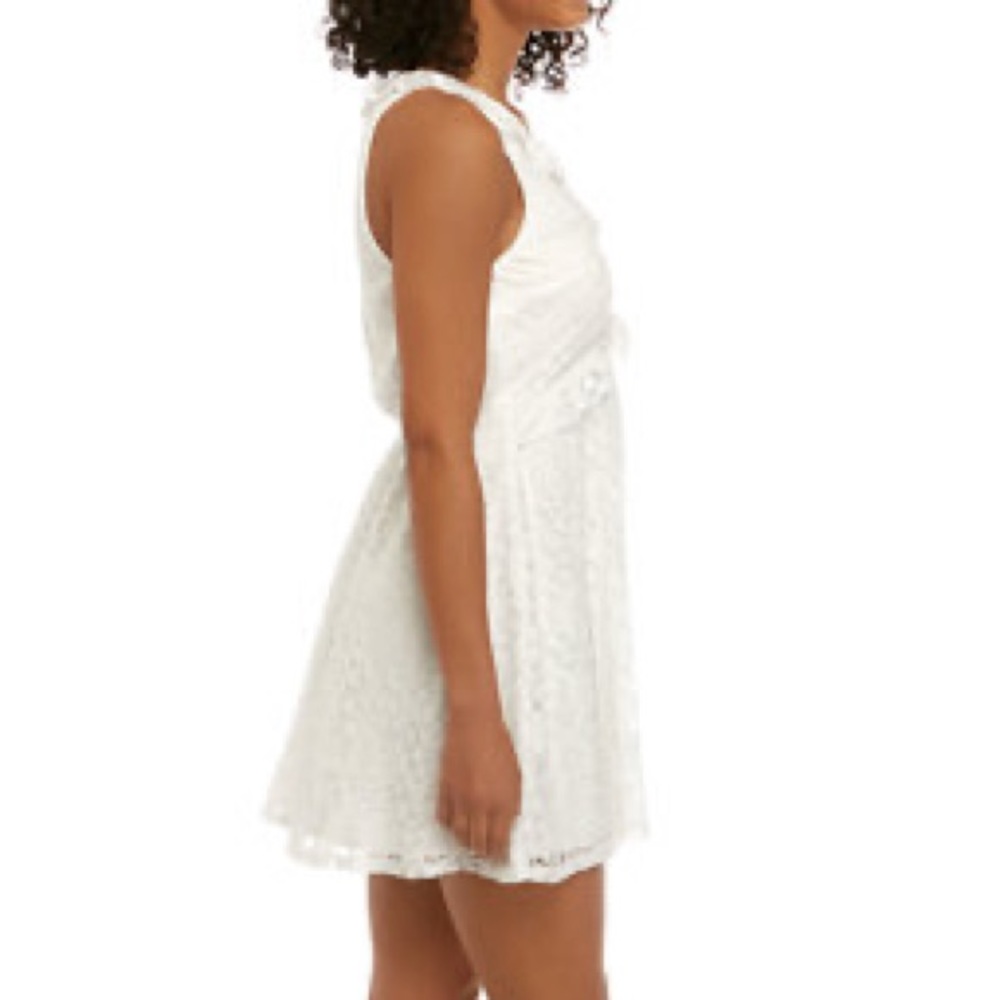 NWT Dillards Lace Cream Colored Dress Girls Size 10 - Picture 2 of 4